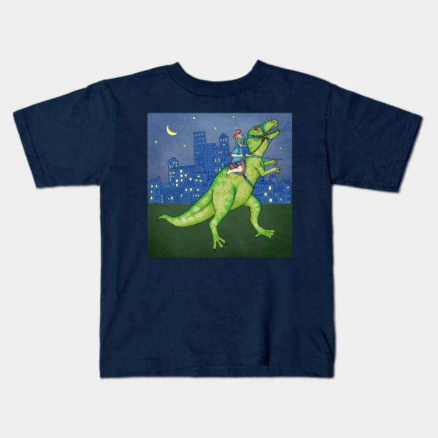 Adventure of the Knight Kids T-Shirt by micklyn